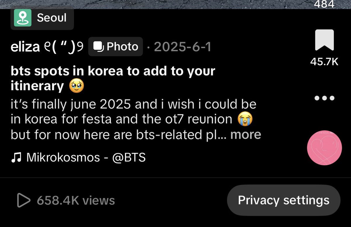 eliza is seeing bts 🪭 tweet media