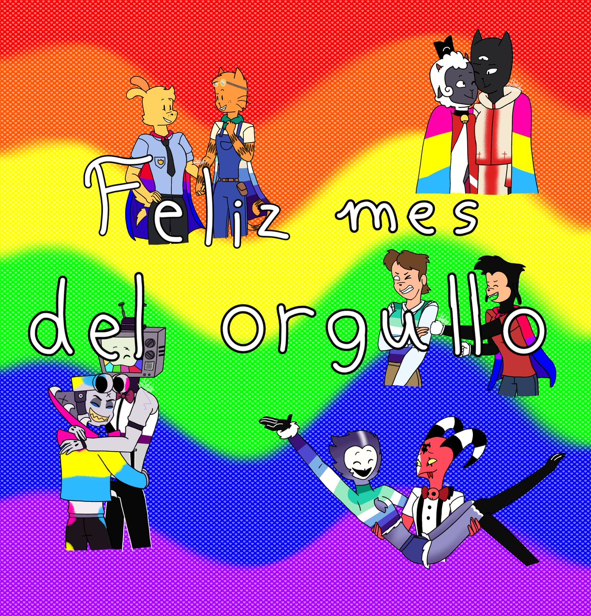mdycelete's tweet photo. feliz mes a todos los #LGBT  🏳️‍🌈🏳️‍🌈🏳️‍🌈🏳️‍🌈🏳️‍🌈(esto debi subirlo el 1 de junio pero mas vale tarde que nunca :3) #PrideMonth #detey #narilamb #gunshow #maxley #stoliz https://t.co/K8C3VVntcv