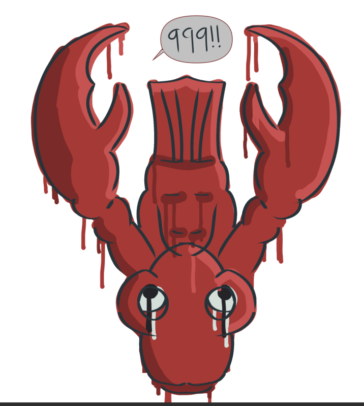 GreaseChimp's tweet photo. Larry's working on hot lobster summer https://t.co/uM7xZrQjfT