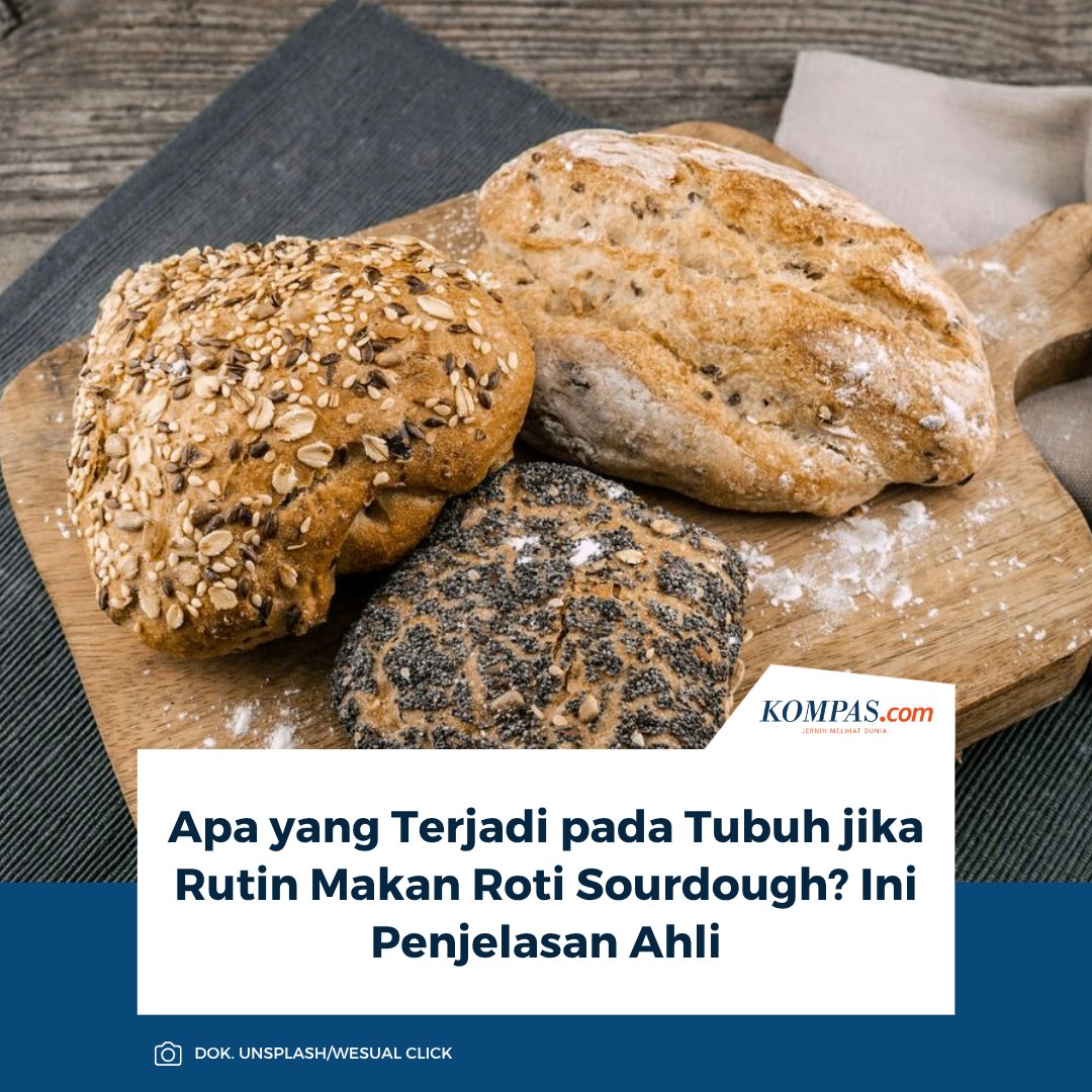 kompascom's tweet photo. Baca di sini: https://t.co/1EGLi61xTJ

Ketika Anda menyantap roti sourdough, Anda tidak hanya mendapatkan bahan dasar yang lezat untuk sandwich atau roti panggang (toast). Lebih dari itu, Anda juga akan merasakan berbagai manfaat kesehatan yang luar biasa.

~AC #Roti #Sourdough https://t.co/6f5GKCWqZT
