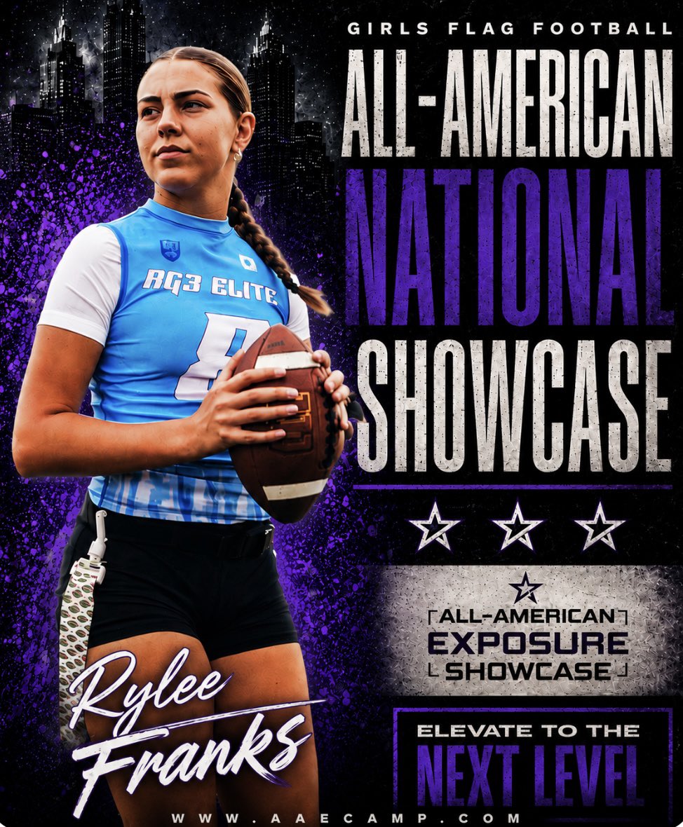 franks_rylee's tweet photo. Incredibly thankful for the opportunities to showcase myself! Thank you for the invites!! ⭐️🩷🏈#USMilitaryShowcase #AllAmericanNationalExposureShowcase #NextPlayLive #GirlsGotFlag #RyleeJane #QB1 #FemalesinFlag #CollegeRecruit #Hardwork #ShowUpShowOut #LockedIn #YngstarAthlete https://t.co/x4L8UVo5Sn