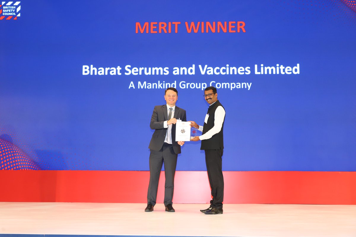 BSV_Global's tweet photo. We are proud to share that our Ambernath Facility has been awarded the prestigious International Safety Award 2026 by the British Safety Council.

This recognition underscores our steadfast commitment to upholding the highest international safety standards. 

@BritSafe #BSV https://t.co/dI9TiJlKTD