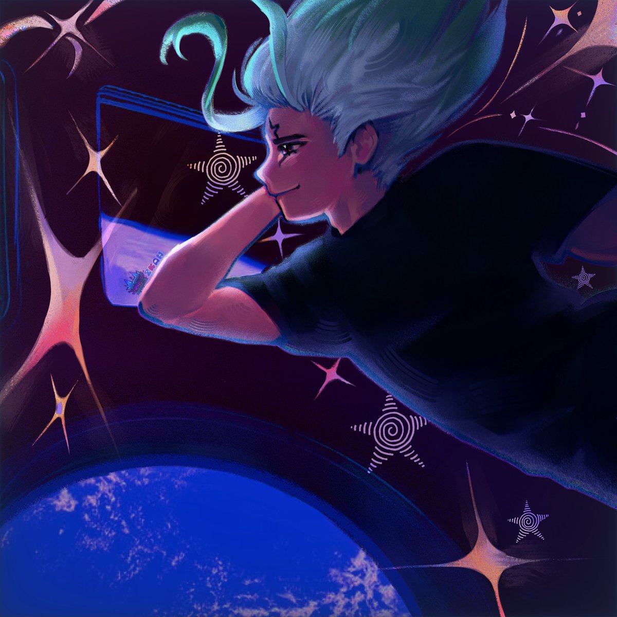 INANITTY's tweet photo. To the moon and back
#dcst
#drstonesciencefuture
#drSTONE https://t.co/YKy585a49l