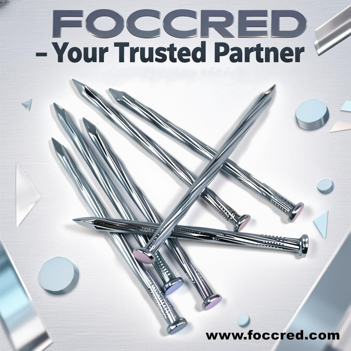 robin08021's tweet photo. 🔨 Concrete nails – hardened high‑carbon steel. Fluted shank. Zinc plated or galvanized. 1″–4″. For block, brick, mortar, slab. Bulk or collated.

📧 robin@foccred.com | 📲 https://t.co/IusxrQkCNV | 🌐 https://t.co/rHDdPtjBnc

#ConcreteNails #MasonryNails #HardenedNails #Foccred https://t.co/RZhQytSLtU