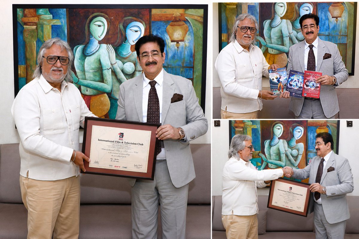 EIcmei's tweet photo. Honoured to present the Life Membership of IFTC to Yogi Kochar, renowned AI futurist, author & former Microsoft Director. He also gifted his books The Road Ahead 2.0, Applied Learning Over Theory and AI-Driven Pedagogies to the AAFT Knowledge Repository.
#YogiKochar #IFTC #AAFT https://t.co/QUJtYbpTdq