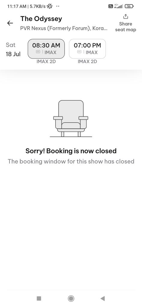 PAone_1's tweet photo. @_mrchaturvedi Bhai Just now checked Koramangala IMAX, they just took down not sure, but this is so greedy bhai, needs to call out so unfair pricing. https://t.co/i0qxpNqHLV