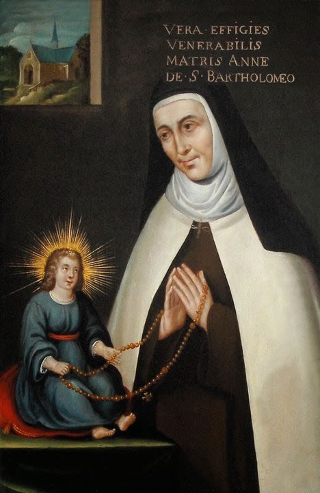 architoledo's tweet photo. Ayer, 7 de junio de 2026, con motivo del IV centenario de la muerte de la beata Ana de San Bartolomé la parroquia de Almendral de la Cañada peregrinó a Amberes para participar en la misa del Corpus y en la procesión con las reliquias de la beata carmelita. https://t.co/JhPRjSAM2D
