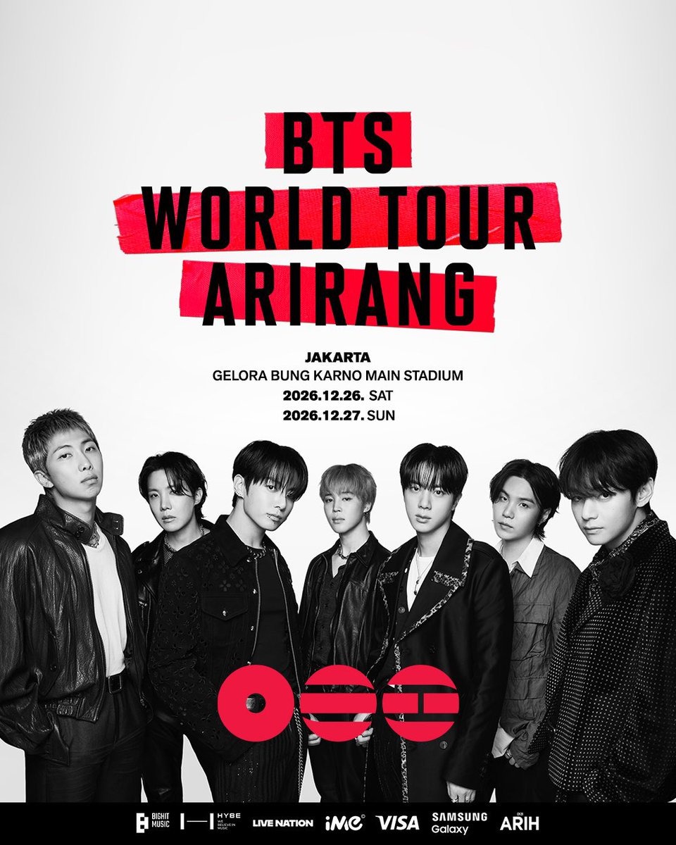 chonunooo's tweet photo. JASTIP BTS World Tour ARIRANG
BTS Live in jakarta

Cat VIP: 4.500K
fee jastip bisa dm
sisa 3 slot.

🗓️ 26-27 Desember 2026
⏱️ 19.00 WIB
📍 GBK Stadium

please DM if you’re interested. thanks

#BTSTourIndo #BTSliveinjakarta
#Armyjakarta https://t.co/vCUYlgmtBI