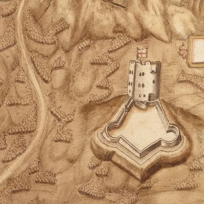 neilojim1972's tweet photo. OTD 1601 Mountjoy started construction of Moyry Castle, as he was determined there would be no repeat of the vicious bloodletting in the pass of 1600. MJ stayed for 6 days to build the fort, but army moved north on 14th leaving garrison and masons to finish the job #nineyearswar https://t.co/lUiGCDbbQF
