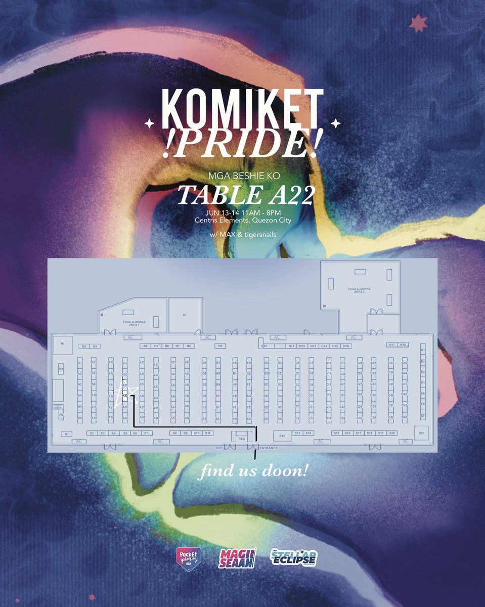 MagiiSeaan's tweet photo. π³οΈβπHAPPY PRIDE MONTH!π³οΈβπ
Busy month for the Beshies! Celebrate with us on our events for the month!!
First up is Komiket Pride! (first time namin). Visit us at Table A22!! β¨
#MagiiSeaan #artph #Komiket #StickerConMNL https://t.co/k4g5TG7aNp