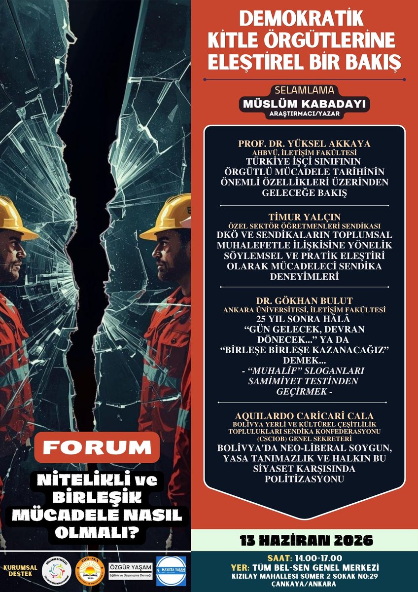 PoliTeknik_INT's tweet photo. KONFERANS: DEMOKRATİK
KİTLE ÖRGÜTLERİNE ELEŞTİREL BİR BAKIŞ - 13 HAZİRAN https://t.co/iA5hse2F4Y