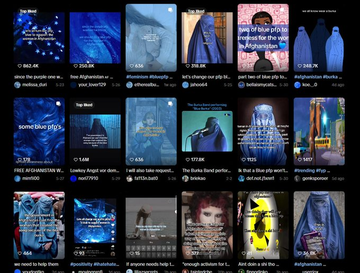 Joonago_'s tweet photo. "Blue for Afghanistan" is becoming a massive movement on TikTok where people are turning their profile pictures blue to help women in Afghanistan, and https://t.co/7FJfg4wCi4 has a charity exactly for this (Women for Afghan Women https://t.co/DR477Fe2fL)

TikTok search: https://t.co/TqQHUH6tw6

7M views: https://t.co/H6HeRgA5Ta

3M views: https://t.co/H6HeRgA5Ta

https://t.co/58qGXbu7Qi
There is currently the world's most severe women's rights crisis occurring in Afghanistan, and it is gaining more and more attention.

"Blue for Afghanistan" is a visual solidarity campaign that symbolizes the iconic blue burqa that is being forced on Afghan women.
