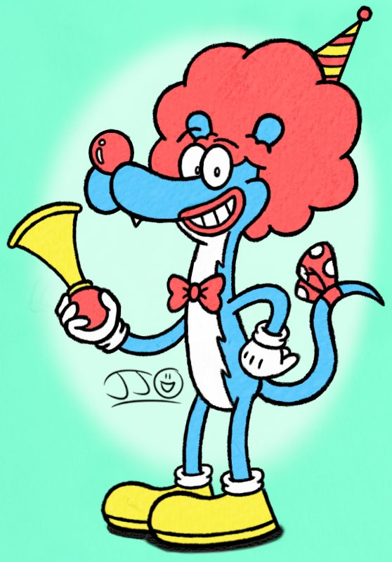 JJSponge120's tweet photo. Day 7 of Toon June 2026 - Clown
My OC Wheats is dressed up as a clown. 🤡
Toon June 2026 prompts by @AtroxChobatsu. #ToonJune #ToonJune2026 #Clown #Weasel #Animal #Wheats #OC #JJSponge120 https://t.co/L1sUkc82cY