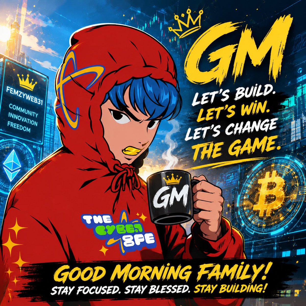 femzyweb31's tweet photo. Gm ct
Can I get a Gm?

God bless my week 
Every step I take move with me
Wherever am weak be my strength 
This week gon be light, gon be productive tbh and am not entertaining anything negative that don’t pertain to my people.

I am a winner I know. https://t.co/55RoEFY21n
