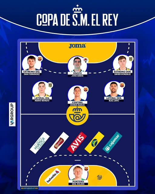 ayerritu's tweet photo. Enhorabuena al zizurtarra Josu Arzoz por estar en el 7 ideal de la #CopaRey2026 de balonmano. Zorionak!!!! https://t.co/vI5eG4VeBP