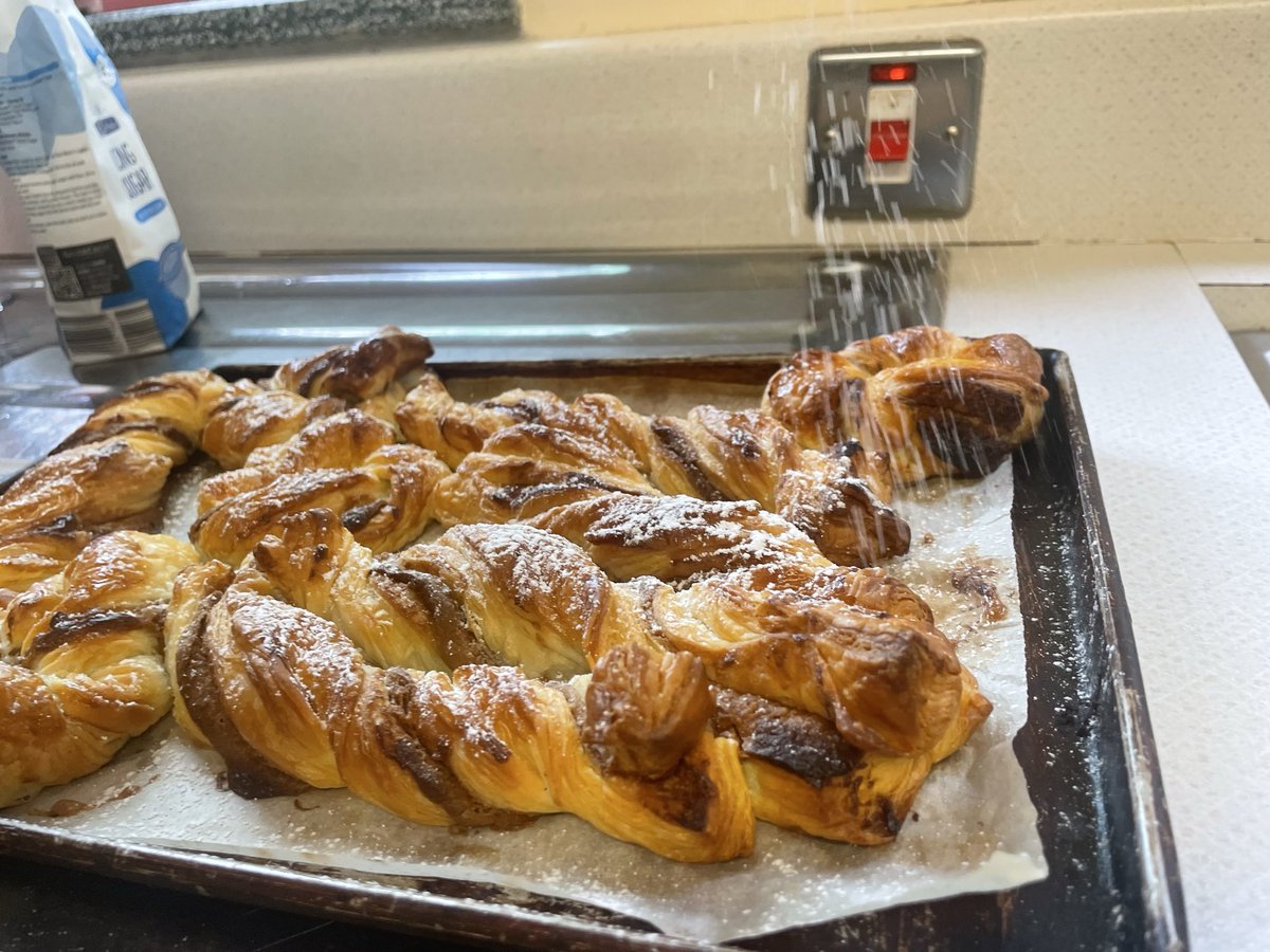 StCatsHomeEc's tweet photo. A fantastic final session of our Yr 8 Seasonal Cookery Club!
We finished the year by making delicious Biscoff Twist. Throughout the club, they have developed a range of practical cookery skills, grown in confidence, and created some amazing dishes.Well done to all involved! https://t.co/6FFn5N9Za0