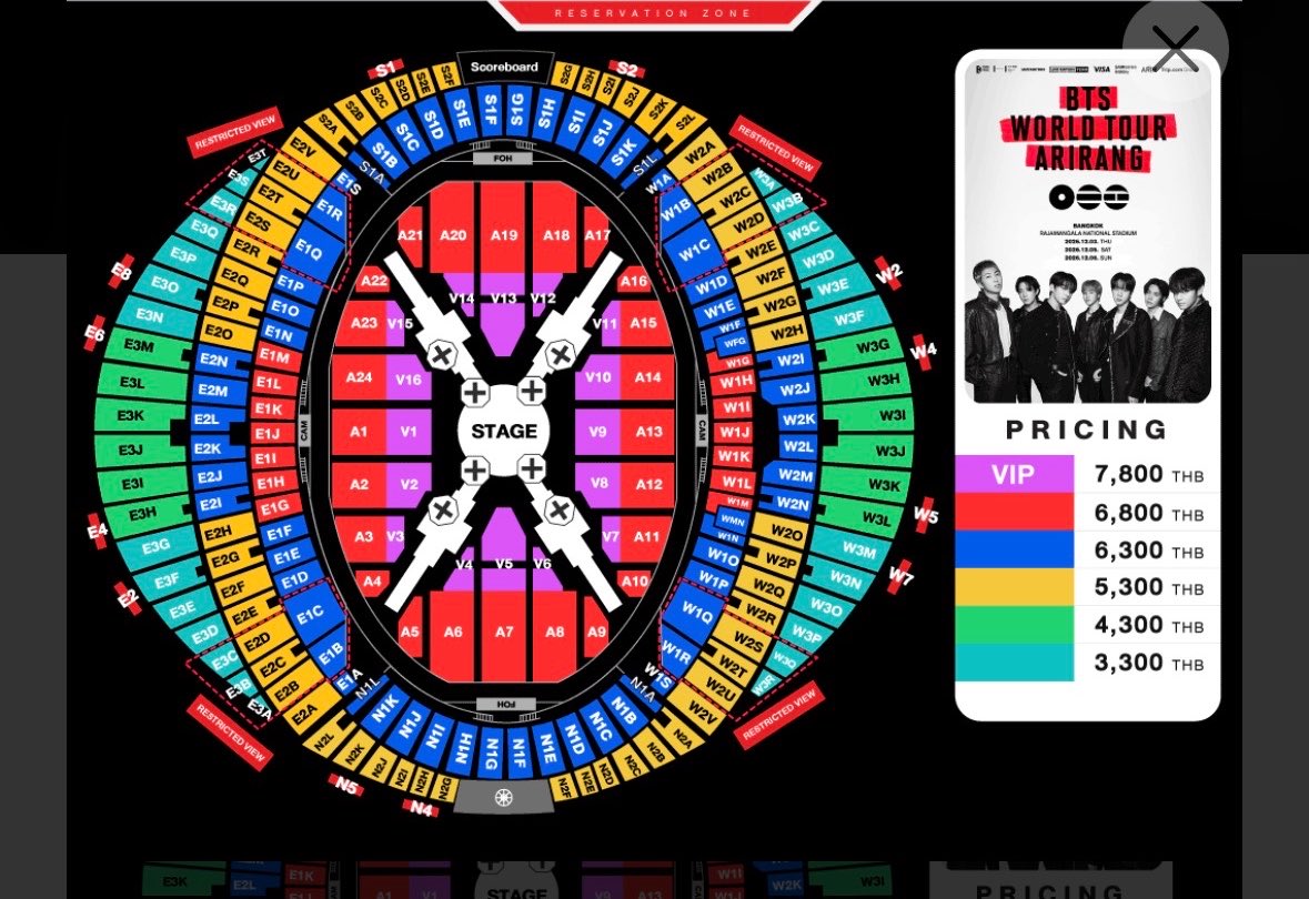 Maswai503's tweet photo. 📍 BTS Concert Ticket Ordering Service 📍

✅ Limited to 4 tickets only
✅ Purchase via member account (membership card holder)
✅ Only ticket price required upfront
✅ 100% refund if tickets cannot be secured
✅ Orders accepted on May 12

🎟 Main Price: THB 6,800

Interested!!Dm https://t.co/IMjsGkXUSe