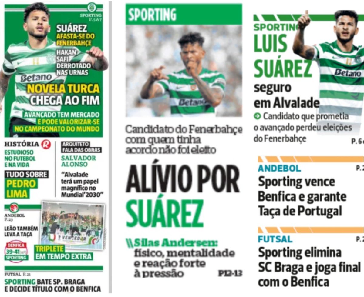 GeracoesSusp's tweet photo. O Sporting na imprensa desportiva https://t.co/kfm2SHvetr