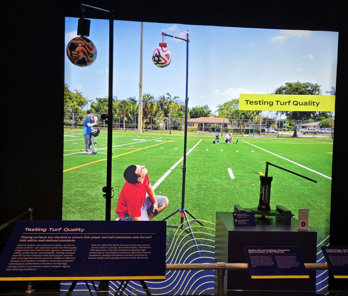 Mehr520's tweet photo. A 90‑minute match is just the surface. Behind every game is a massive world of tech, people, and preparation. From pre‑game to post‑game, it’s a whole ecosystem.
Got a glimpse of that at the FIFA Museum in Vancouver, just days before FWC2026. ⚽️
#FWC2026 #ScienceWord #Vancouver https://t.co/ORuQzWhk9b