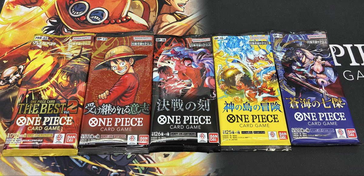 ?ワンピースカード再入荷のお知らせ? 本日のオープンより販売します 