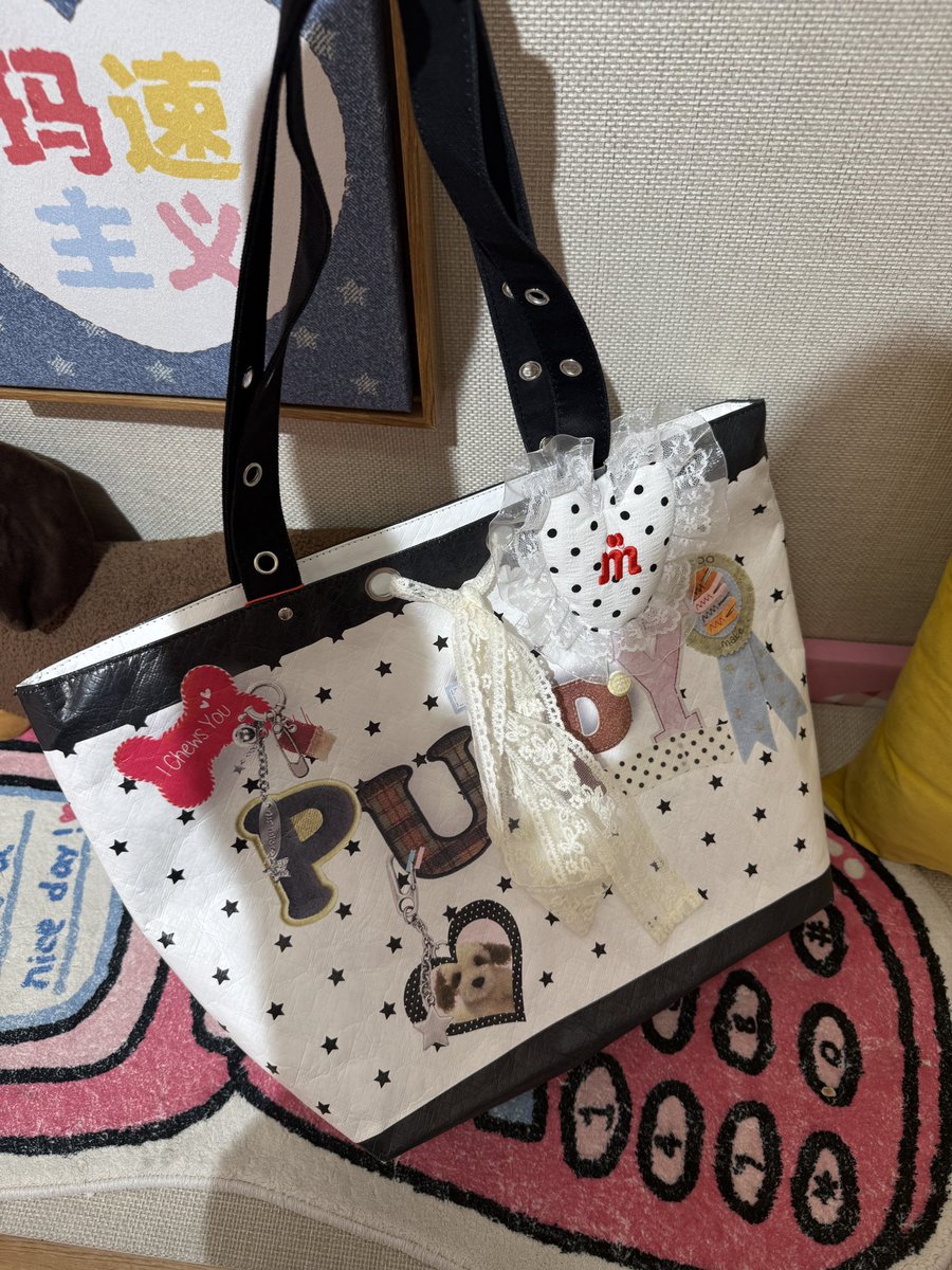 merryxthingsss's tweet photo. พร้อมส่ง masoomake - tote bag PUPPY🦴❤️(1,070฿) รวมส่ง กระเป๋าสะพาย ได้พวงกุญแจด้วยค่า วัสดุ DuPont size 48x32cm 

order via dm #mrryพร้อมส่ง
#masoomake #totebag #กระเป๋าสะพาย https://t.co/uMOhVenpwG