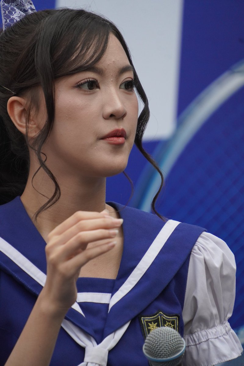 Ariellzrd's tweet photo. Greesel 

@Greesel_JKT48

07 06 2026

At CFD Takeover, Halte O'live Milk FX Sudirman

cc: @Degrees_OFC

📸: @MunierZaid https://t.co/A9XNnonSBr