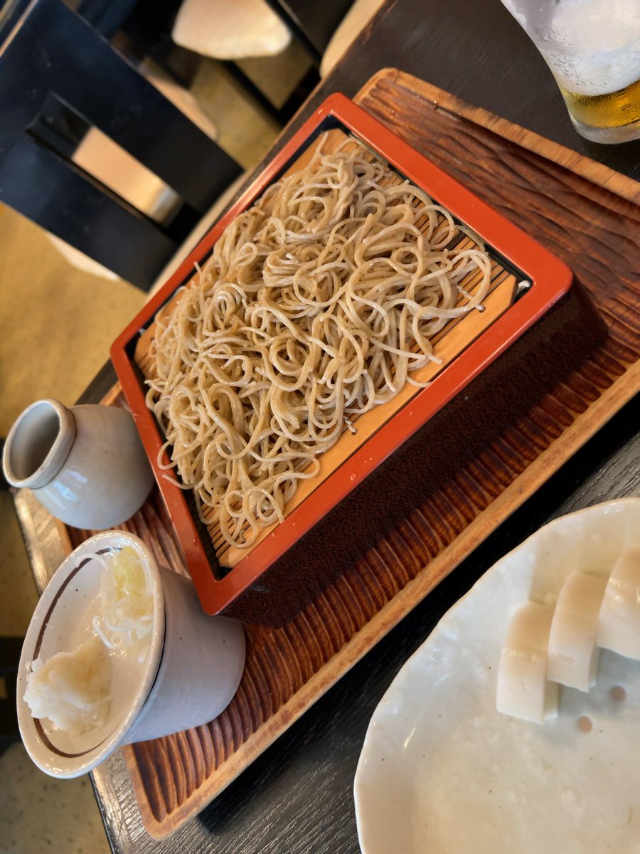 xzi708nom's tweet photo. 春木家本店で十割蕎麦など https://t.co/K9GsssU6di
