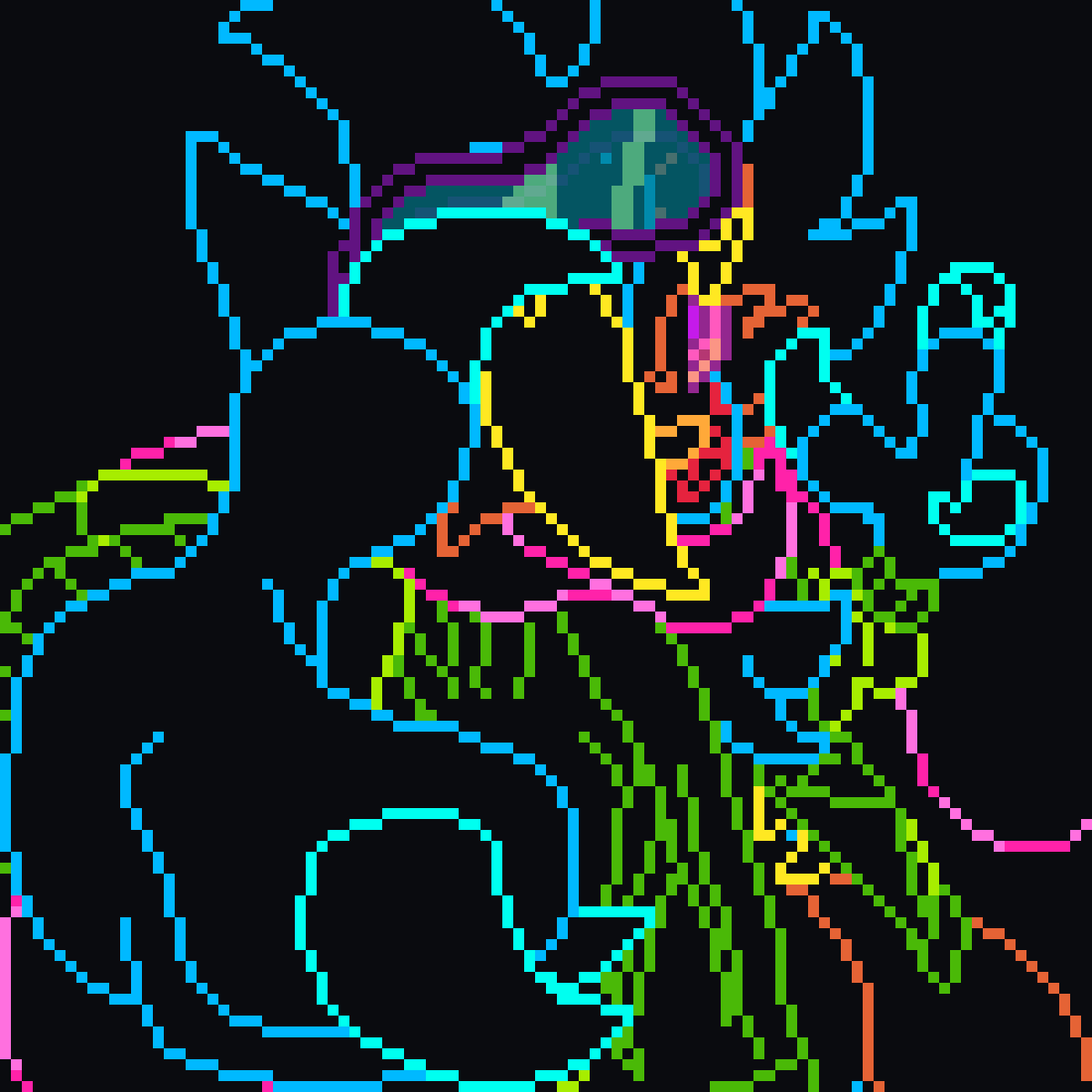Doomdraws69's tweet photo. My midnight Lycanrock Sona https://t.co/sMrmYBN9Fm