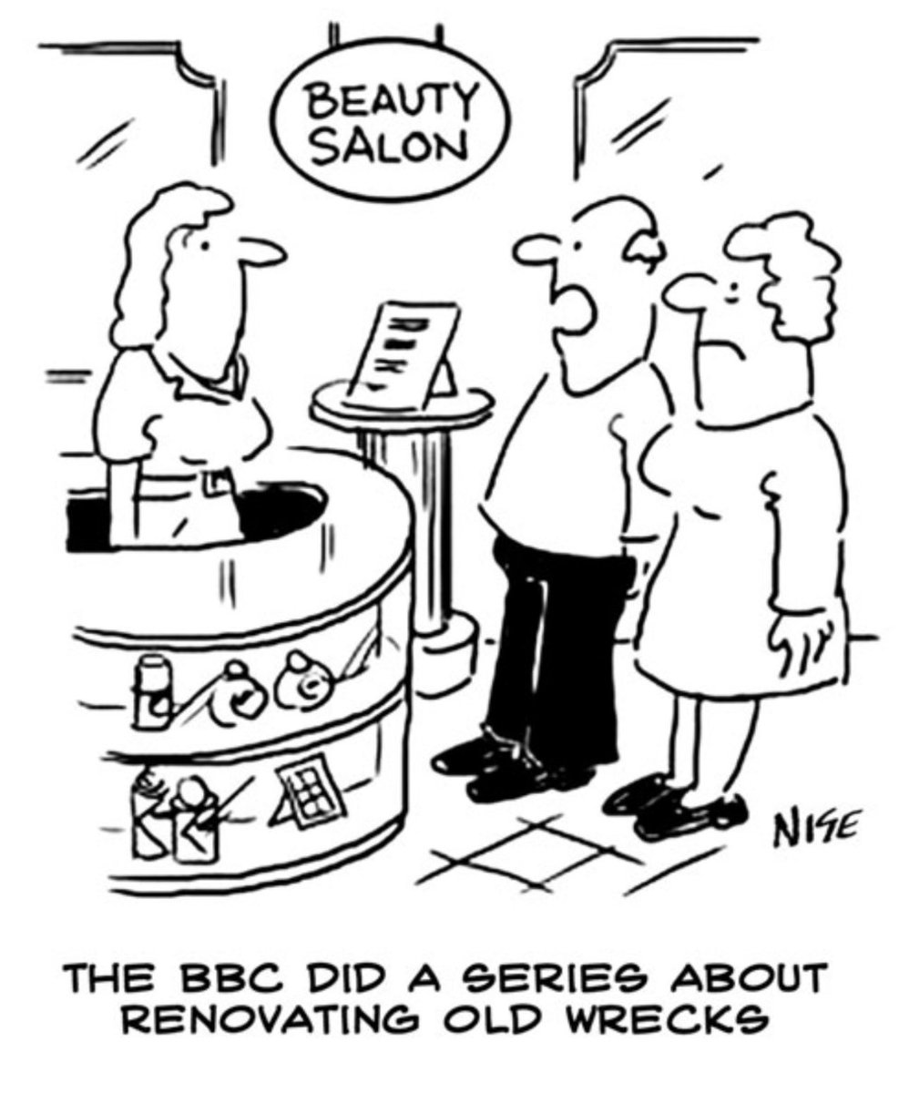 nigelsutherland's tweet photo. Renovating old wrecks⦠https://t.co/g37uGYu0Uy #beautysalon #propertyrenovation #propertymaintenance #renovation #funny #humour #makeover #makeoverchallenge https://t.co/xlJYQw9fNV