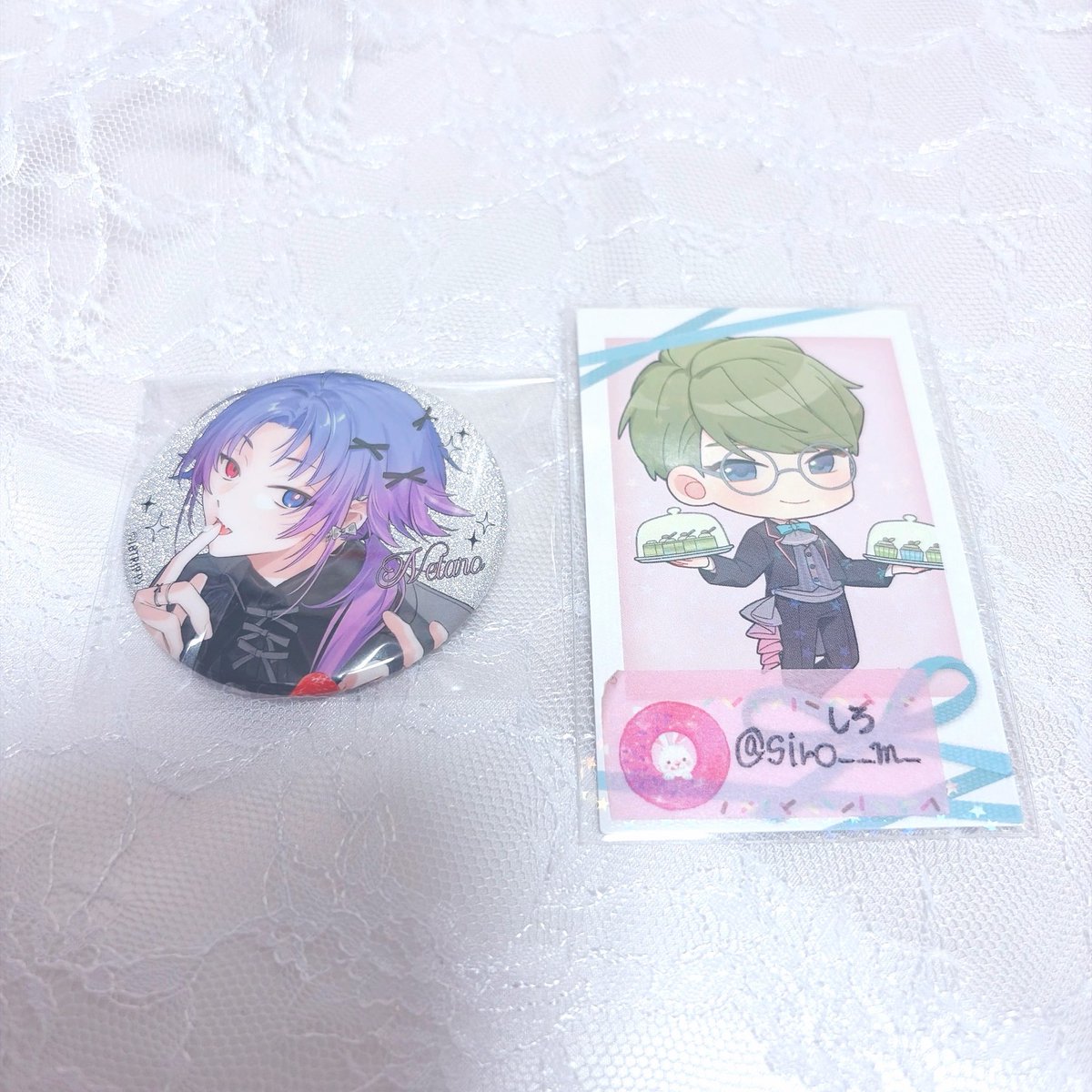 siro__m_'s tweet photo. ꒰ 交換 ꒱ 18TRIP エイトリ spoon 缶バッジ

譲）子タろ

求）千弥

郵送または大阪手渡し希望。
検索からもお気軽にお声掛けください🌸 https://t.co/Uyqul8hcp9
