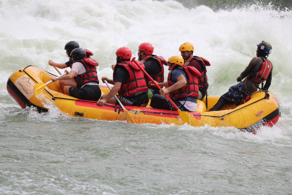 tmurafting's tweet photo. Happy New week to the TMU Rafting family! Don’t let another week fly by without checking white-water rafting off your bucket list. Our professional guides are ready for you.
Book your raft today 👇
📱 +256 758 208868
https://t.co/yWYoHIuCNJ https://t.co/EOXmiUhZId
