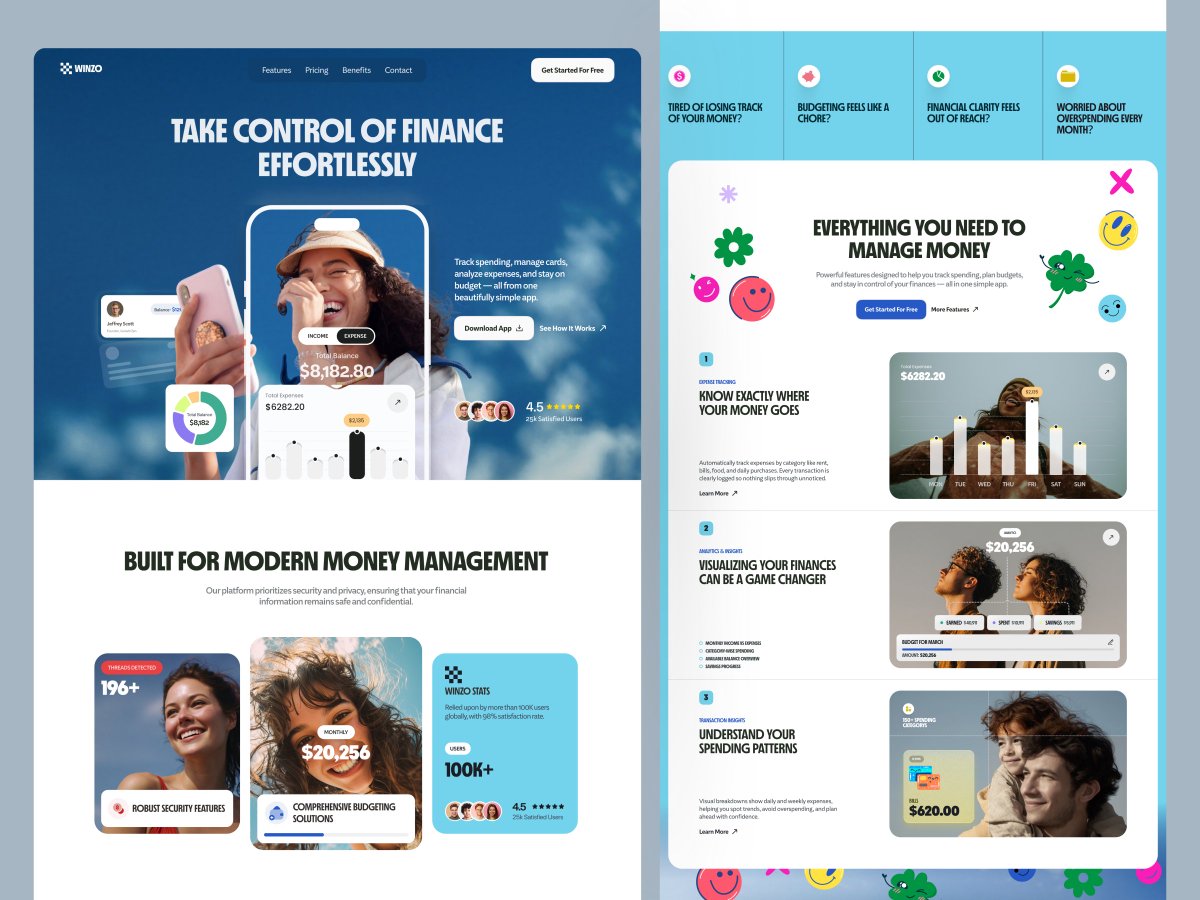 atiq31416's tweet photo. Some of the best landing pages we built recently. https://t.co/0qo7jUbtzo