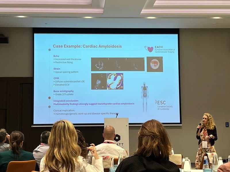 DrGEMandoli's tweet photo. #EACVI summit 2026 in Sofia 

Amazing days of discussion about stardardization and AI in #MMI with representatives of NCS and industry 💻👩🏼‍⚕️🫀

Greatful for the opportunity ⭐️
@denisamuraru @EACVIPresident @NAjmoneMarsan @escardio @Matte_Cameli @CardiouniSiena @Sarah_Moharem https://t.co/nmvJMPVREm