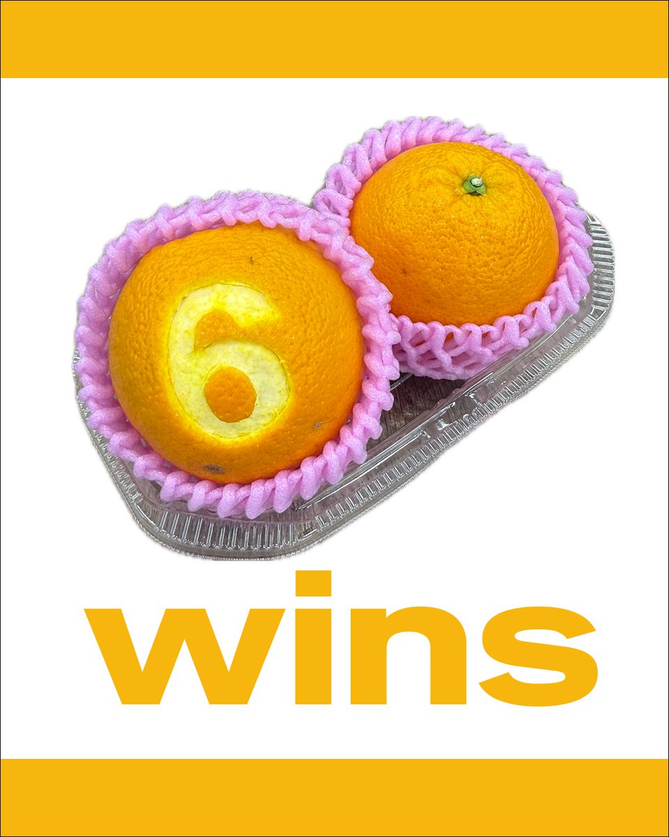 TRIALCOMPANY's tweet photo. ＼山本選手６勝目！／
驚異の２２者連続アウトの大活躍で、今季６勝目！
TRIALグループもおすすめ商品で山本選手の勝利を祝福します！

今回はトライアルで人気のオレンジ🍊
カリフォルニアの指定園地で育った甘くて美味しい商品です！

▼詳しくはこちら
https://t.co/aK8tYXfLOi

#山本由伸 #トライアル #西友 #サンキスト

※オレンジはスタッフで美味しくいただきました🍴