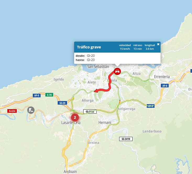 trafikoaEJGV's tweet photo. 🛠️ Kamioi baten #Matxura #Gi20 Km 9 #Donostia-n Bilboko norantzan
❌ Errei bat itxita 🚗🚛🏍️ 4 Km-tako #Autopilaketak

🛠️ Avería de un camión en Gi-20 Pk 9 Donostia sentido Bilbao
❌ Un carril cortado 🚗🚛🏍️ 4 km de retenciones

☎️ 011

#Trafikoa https://t.co/GioBjdJ1kV