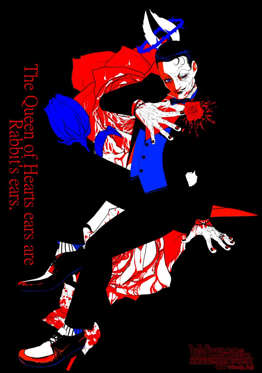 ojo_virgil's tweet photo. The Queen of Hearts ears are Rabbit's ears.
ハートの女王の耳はウサギの耳
#BioShock #Bioshockfanart #SanderCohen https://t.co/FljChaBePV