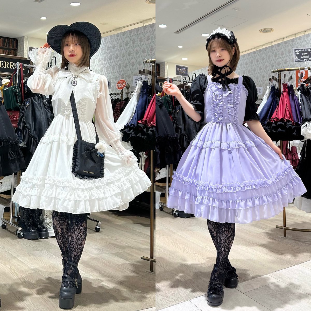 💜新宿店 おすすめアイテム🤍 【Heavenly Garden】 シフォンジャンパー