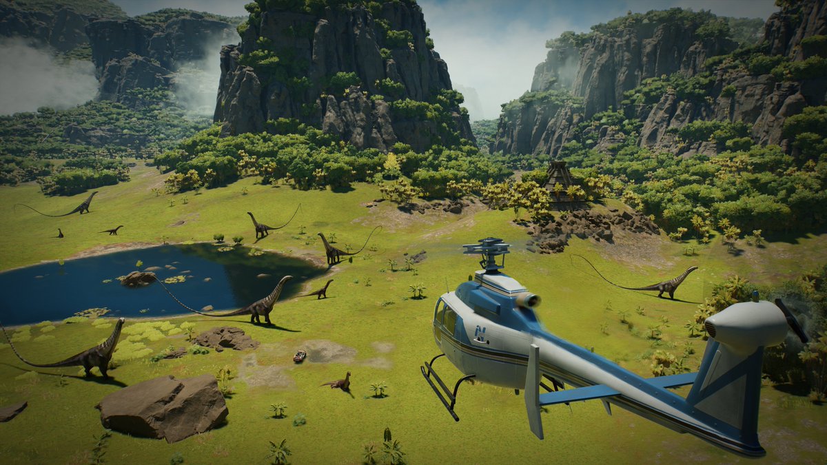 SwrveYT's tweet photo. 🚨 3 New Maps on 1 Island, Île Saint-Hubert - All being added to Jurassic World Evolution 3 via the 'REBIRTH EXPANSION' DLC 🚨

- Main Facility
- The Ancient Valley
- Riverside Laboratory

The maps work in an interconnected way, sharing finances across the campaign 🏝️🦖 https://t.co/aCxWGGXjZ7
