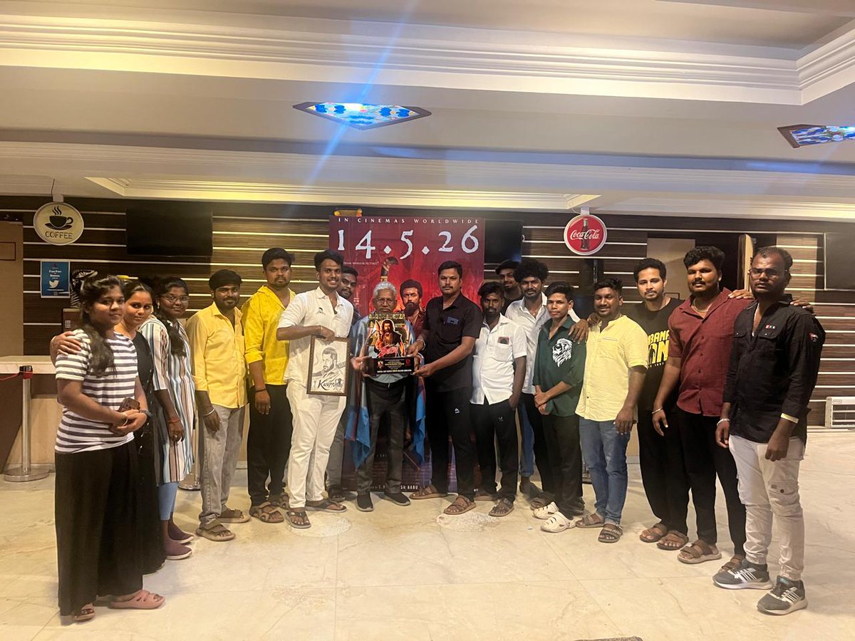 SfcNaveenKumar's tweet photo. One of the Finest💥💥💥
25th day Celebration #karuppu yesterday 💥 at @UmaaRajendra

The one @Suriya_offl 💥 
Organised by  @Dindigul_SFC

Daddy’s Home 💥
For The #Anbanafans 
@RJ_Balaji @dop_gkvishnu @SaiAbhyankkar🙏
@DreamWarriorpic
@SakthiFilmFctry https://t.co/rTxJgdKIgt