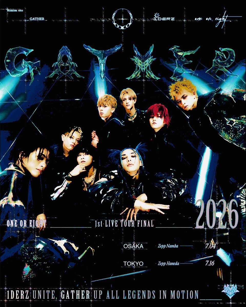 ONE OR EIGHT ＼ ONE OR EIGHTとして初となるLIVE TOUR「ONE OR EIGHT