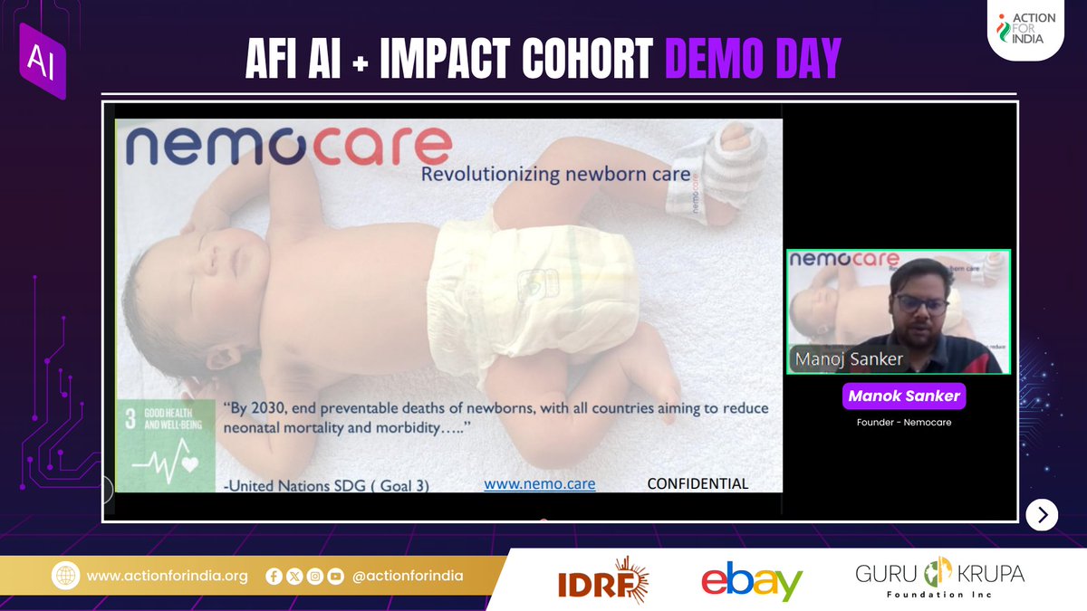 ActionForIndia's tweet photo. The AI+ Impact Cohort Demo Day!

Applications are now open for our upcoming AI+Agri Cohort! 
Apply now: https://t.co/KmcB2Q87Ew

Learn more: https://t.co/ZhtcEdRYqA

#AIForGood #AIImpact #AIAgri #Agritech #ActionForIndia #StartupEcosystem #SocialImpact #ArtificialIntelligence https://t.co/hXfUPk2PBF