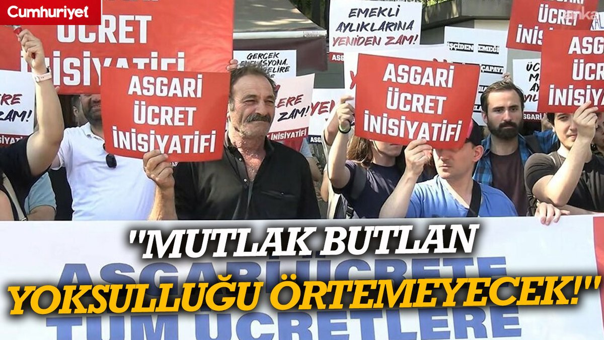 TvCumhuriyet's tweet photo. Asgari Ücret İnisiyatifi iktidara meydan okudu: "Mutlak butlan mutlak yoksulluğu örtemeyecek!"
https://t.co/GxRL5tOB3G https://t.co/ygOQpUymOx