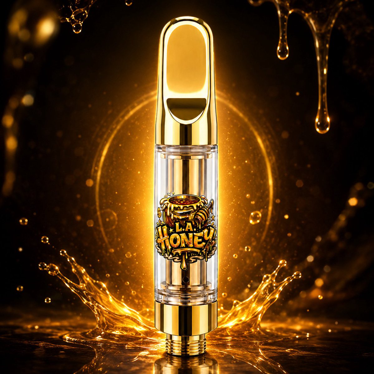 wing_osaka_'s tweet photo. 新作入荷🍯
L.A. HONEY 0.8ml / 510規格

鏡面ゴールド×クリアガラスの
WING CBDオリジナルセラミックアトマイザー。

・0.8ml
・510規格
・セラミックコイル
・底部充填式
・CBD/テルペン配合リキッド用におすすめ

業者様向けの大量仕入れ・OEM相談も対応しています。 https://t.co/WXTjZEnww9