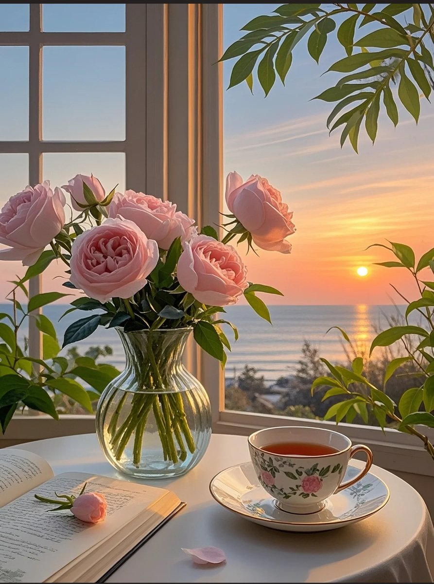 delnasor's tweet photo. Just sat by the window, sipping warm tea, listening to old songs. The little quiet time makes my heart feel so soft and cozy today.， https://t.co/29rTopHx9z