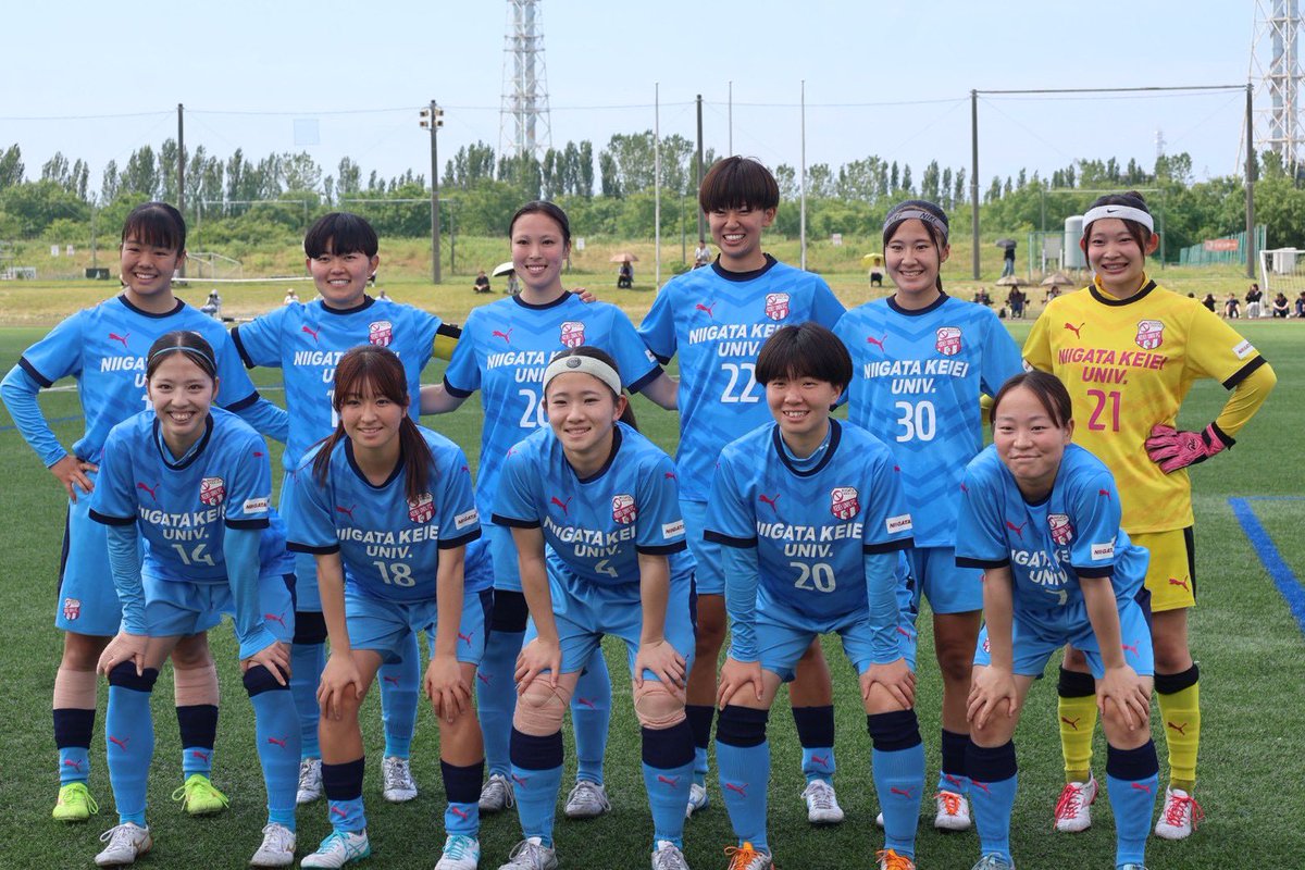 keiei_ladies's tweet photo. 【試合結果】

🏆北信越女子サッカーリーグ第6節
🗓️2026年6月6日(土)14:00k/o
🆚新潟医療福祉大学
📍新潟聖籠スポーツセンターアルビレッジ

前半 0-1
後半 0-1
total 0-2

#新潟経営大学
#新潟経営大学女子サッカー部 https://t.co/02eL5lqpGw