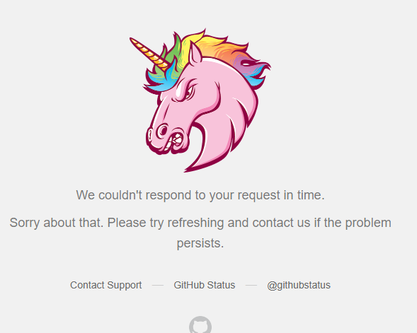 mitchaaaw's tweet photo. not right now @github 😭 https://t.co/uopIix4Ywo