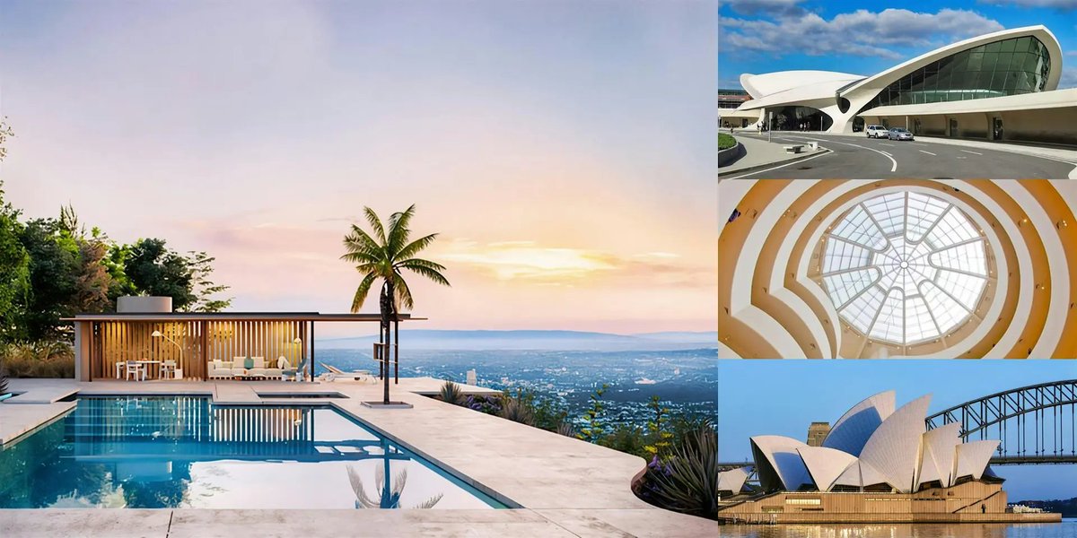 classilectures's tweet photo. June 16 on NYAC!

'Sleek and Chic: The Legacy of Mid-Century Modern Architecture' Webinar with Michael Guido.

An overview of organic and craft-based architecture, featuring Frank Lloyd Wright, Alvar Aalto, and Carlo Scarpa's designs.

Online tickets here: https://t.co/RYNy0hXME0 https://t.co/lTvcMqWHEq