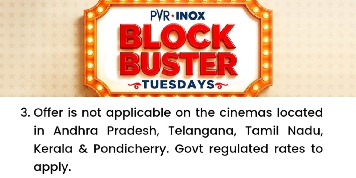 filmy_view's tweet photo. #Peddi (Hindi) Ticket prices start from ₹92 under Blockbuster Tuesdays scheme. https://t.co/A6Tma4xNzR