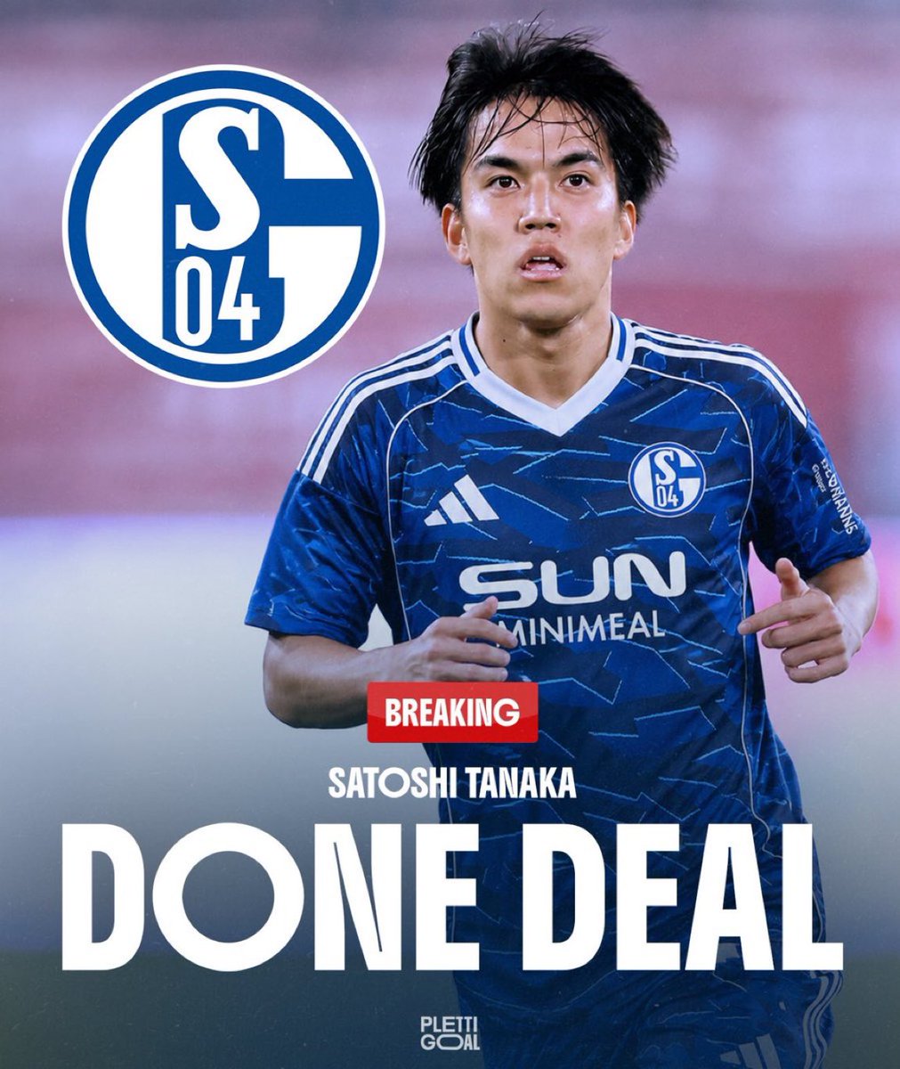 Plettigoal's tweet photo. 🚨🩺 Medical today for Satoshi Tanaka. Signing of a long-term contract to follow.

€1m release clause. Not €10m. A steal.

Schalke’s first promising Bundesliga signing is set to become official soon. 🇯🇵 #S04 https://t.co/j2hVPi46rn