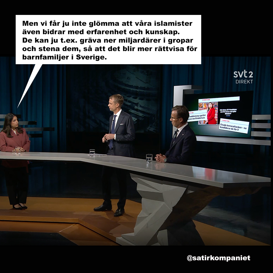 satirkompaniet's tweet photo. Att se det från den ljusa sidan...
#vpk #svtagenda #svpol #valet2026 #satir #humor #satirkompaniet https://t.co/P1oL4wSkRi